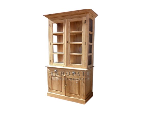 Teak Indoor Bookcase Cabinet